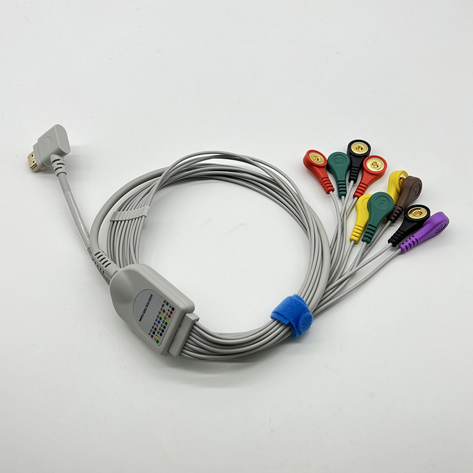 original rencare 10 lead ecg holter cable Grey TPU Material 0