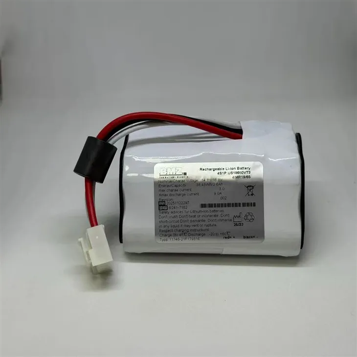 4S1P US18650VT3 Battery For STELLAR 150 STELLAR 100 Medical Battery high quality