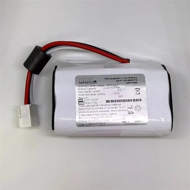 4S1P US18650VT3 Battery For STELLAR 150 STELLAR 100 Medical Battery factory