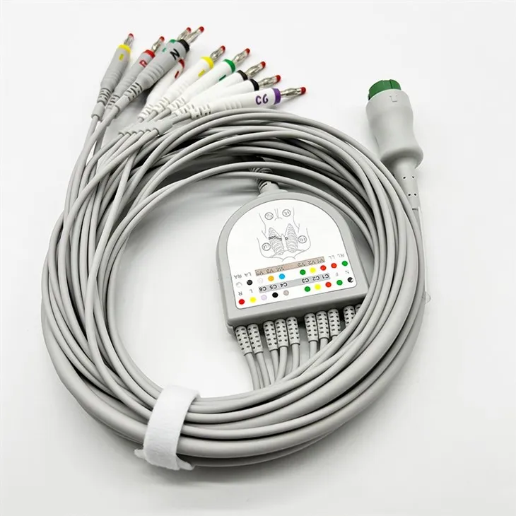 BIOCAR Compatible 12-Pin 10-Lead ECG/EKG Cable suppliers