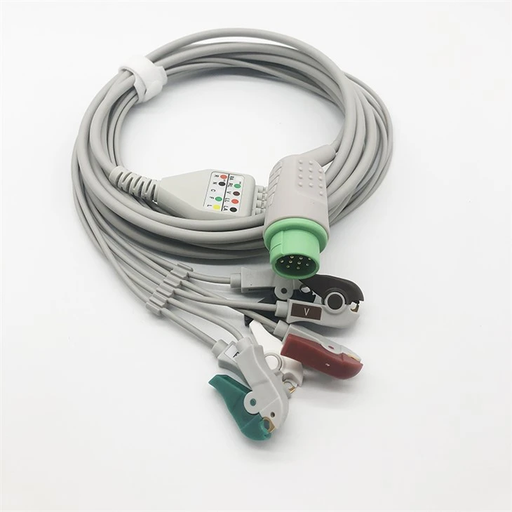 BIOLIGHT 12-Pin 5-Lead ECG/EKG Cable