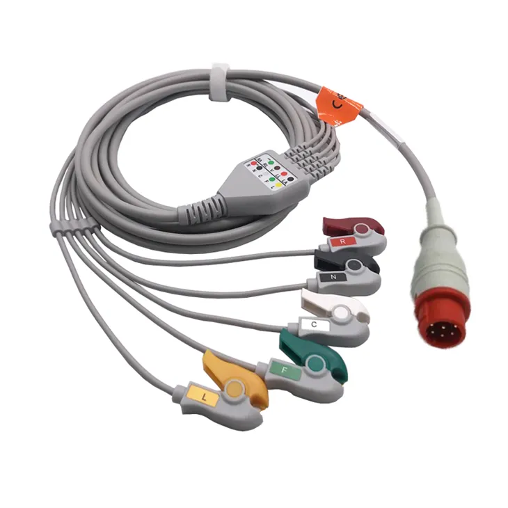Bionet 8-Pin 5-Lead ECG/EKG Cable factory