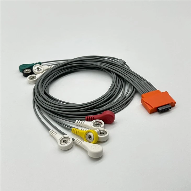 Cardioline Compatible 10 Leads ECG Holter Cable high quality