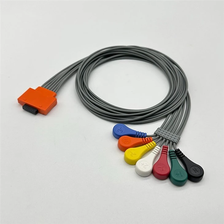 Cardioline Compatible 7 Leads ECG Holter Cable price
