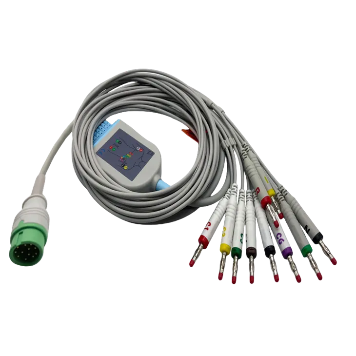 Comen 12-pin 10-Lead ECG/EKG Cable suppliers