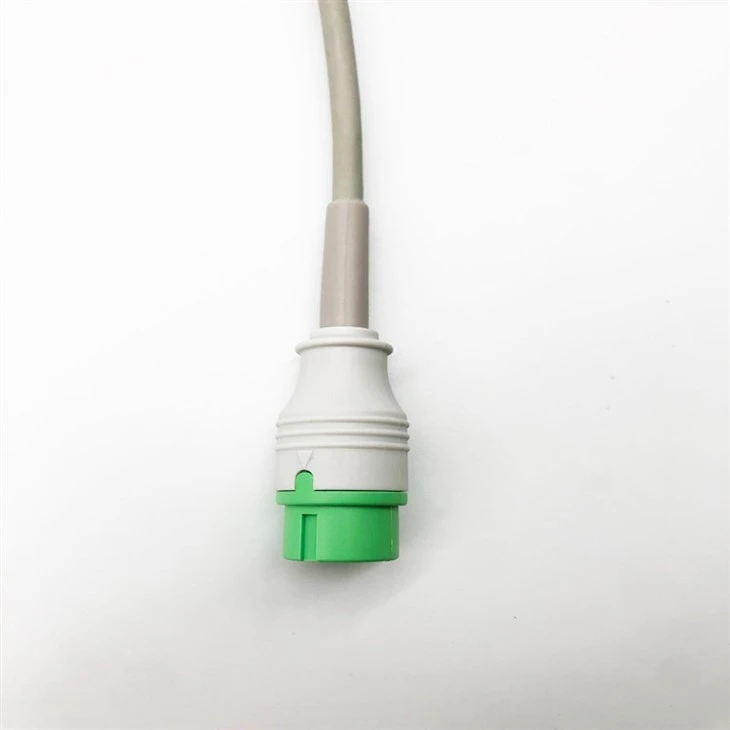 COMEN 12-Pin 3-Lead ECG/EKG Cable, AHA / IEC Snap & Grabber Clips high quality