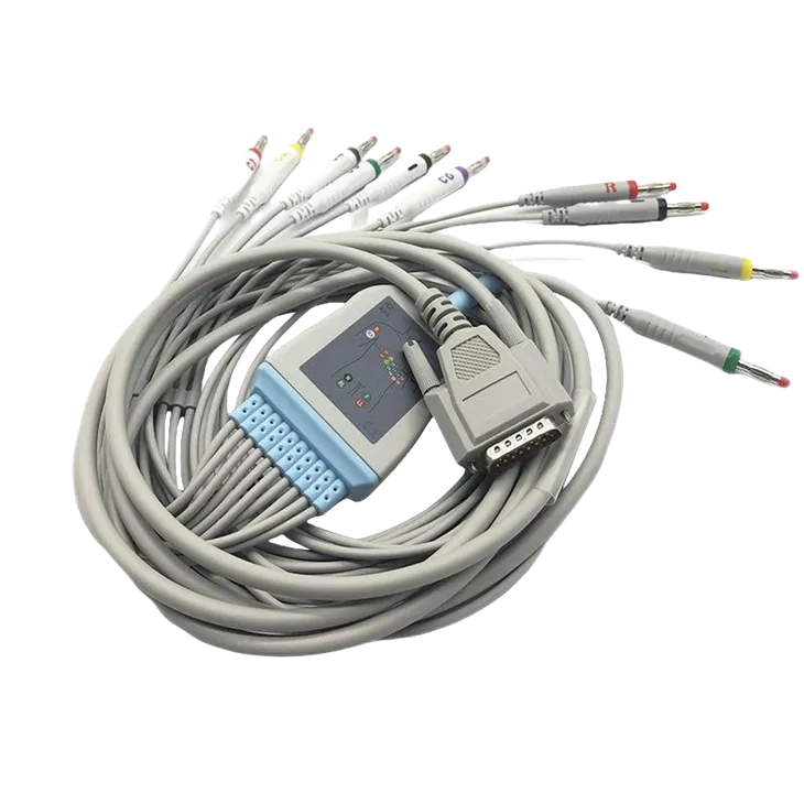 Comen 15-pin 10-Lead ECG/EKG Cable factory