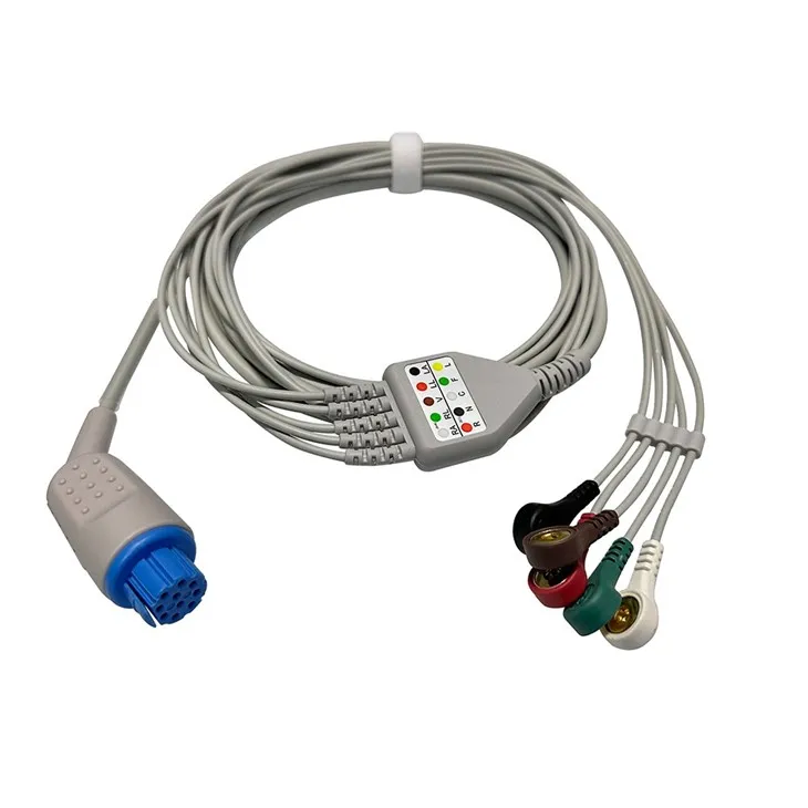Datex-Ohmeda 10-Pin 5-Lead ECG/EKG Cable high quality