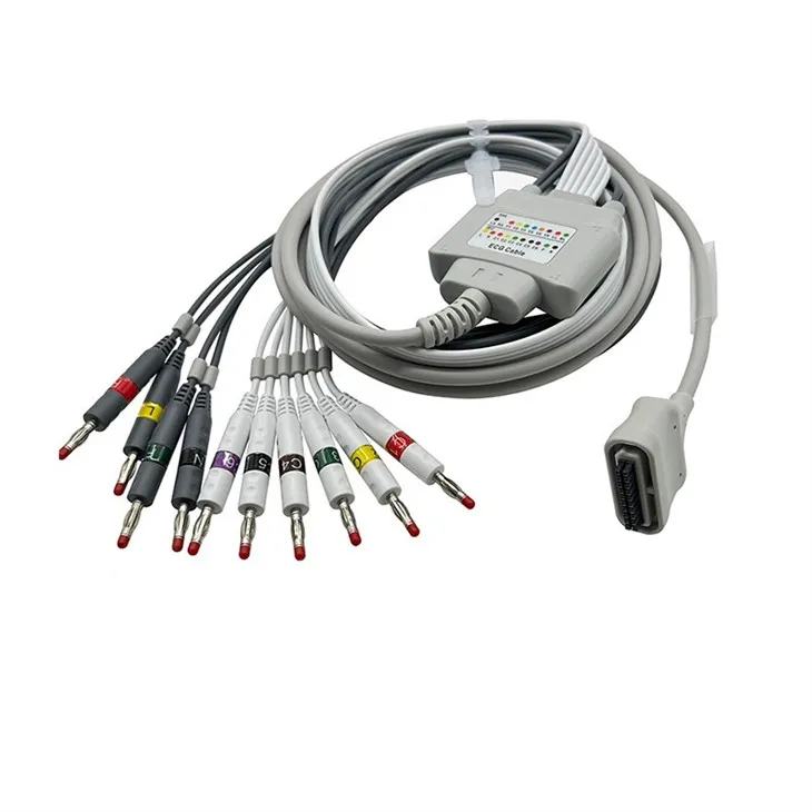 Edan 20-pin 10-Lead ECG/EKG Cable factory