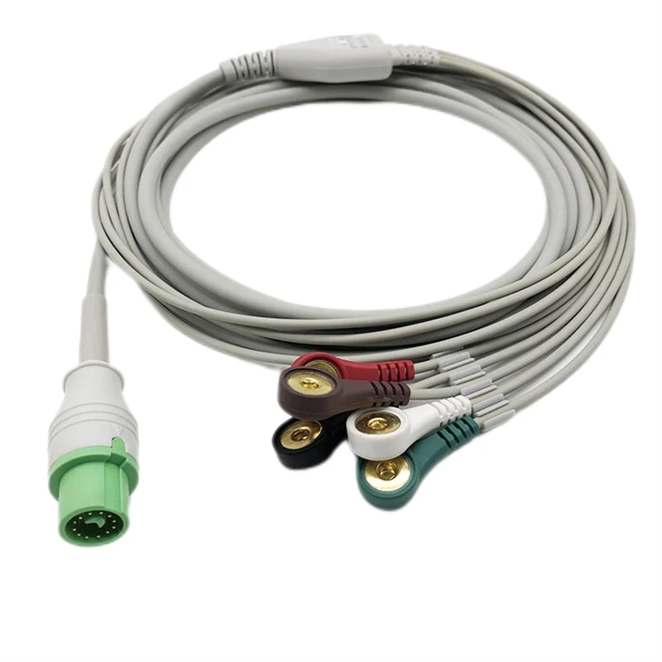 Fukuda 12-pin 5-lead ECG/EKG Cable high quality