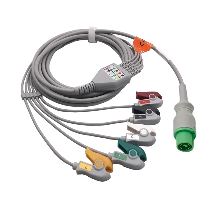 Fukuda 12-pin 5-lead ECG/EKG Cable best