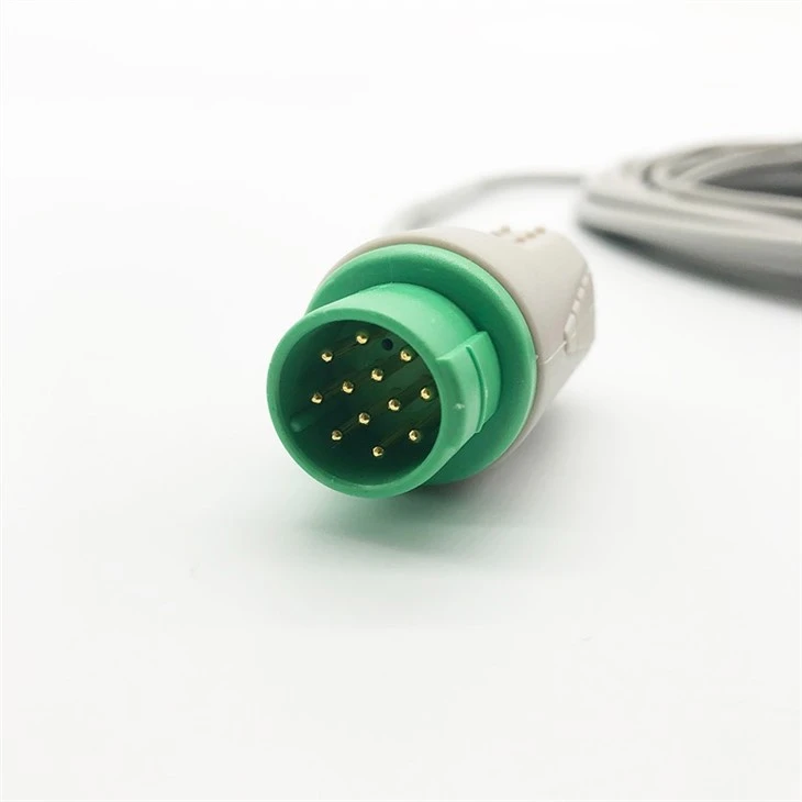 Fukuda 12-Pin 5-Lead Elbow ECG/EKG Cable suppliers