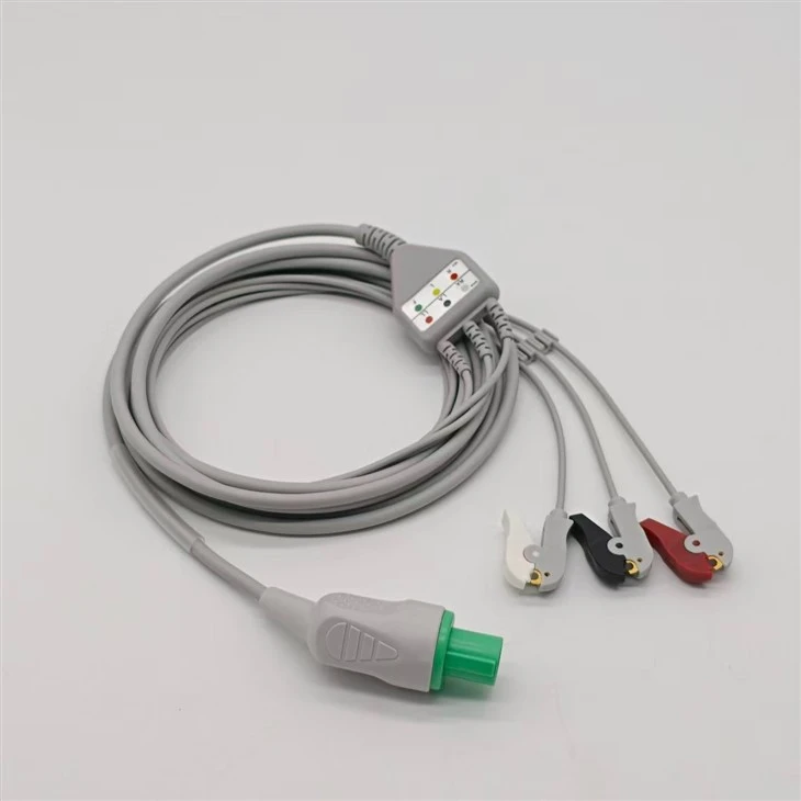 Hellige 10-Pin 3-Lead Elbow ECG/EKG Cable best