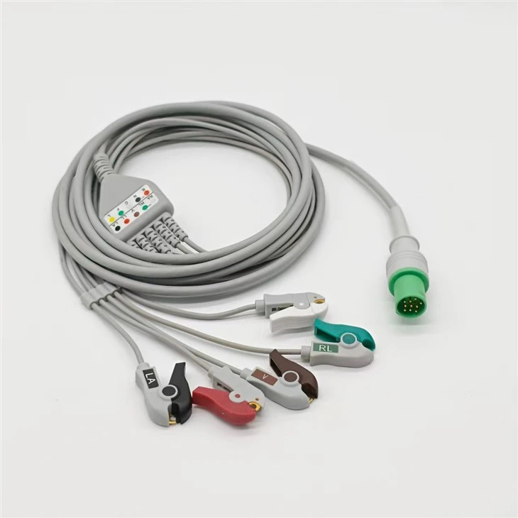 Hellige 10-Pin 5-Lead ECG/EKG Cable suppliers