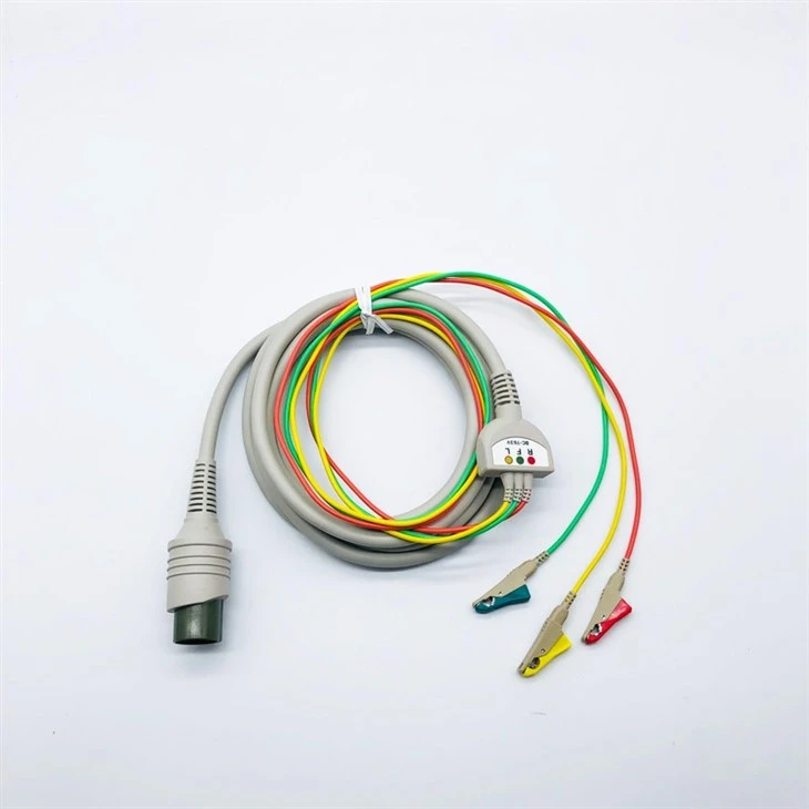 Hellige Compatible 11-Pin 3-Lead Reusable ECG/EKG Lead Wire K353A suppliers