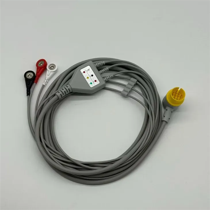 LiFEGAIN 12-Pin 3-Lead ECG/EKG Cable high quality