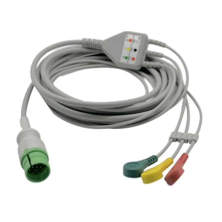 Mediana 13-Pin 3-Lead ECG/EKG Cable
