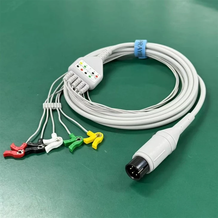 Mindray 6-Pin 5-Lead Neonatal IEC Clip ECG/EKG Cable best