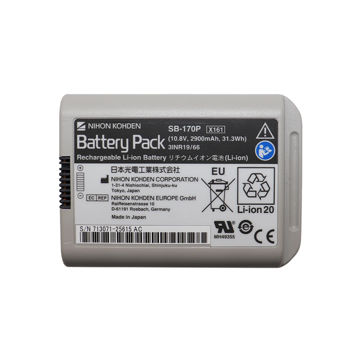 NIHON KOHDEN Rechargeable Lithium Battery 10.8V For BSM-1763 SB-170P