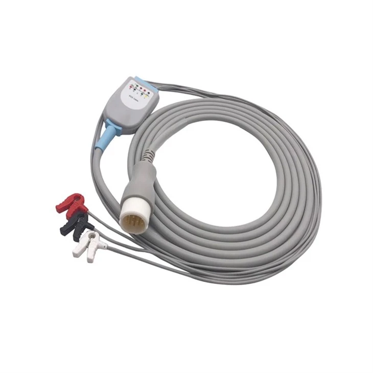 Philips 12-pin Round Neonatal 3-lead Mini-clip ECG Cable best