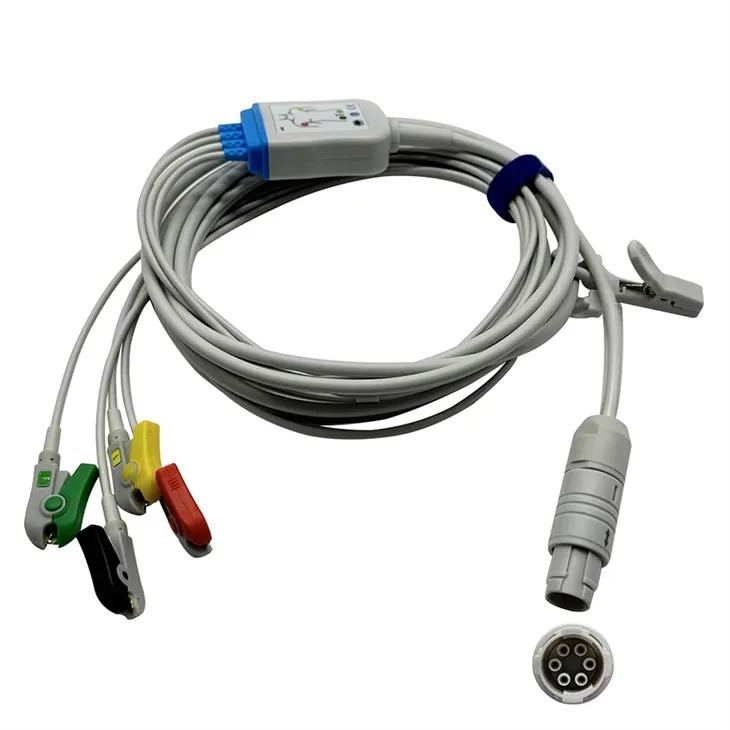 PRIMEDIC 6-Pin 4-Lead ECG/EKG Cable