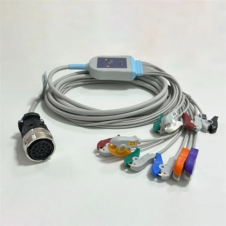 Quinton Compatible 19-Pin 10-Lead ECG/EKG Cable price