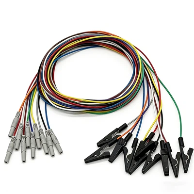 Cable For EEG Electrodes With Alligator Clip 1.5 mm Female Plug