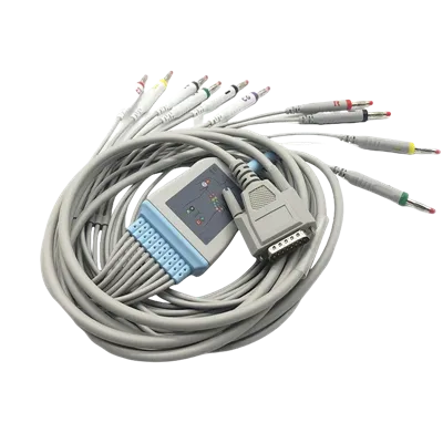 Comen 15-pin 10-Lead ECG/EKG Cable