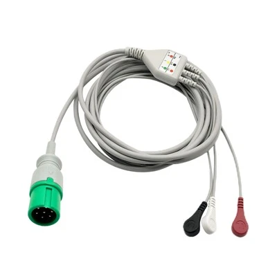 CONTEC 7-Pin 3-Lead ECG/EKG Cable
