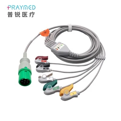 CONTEC 7-Pin 5-Lead ECG/EKG Cable