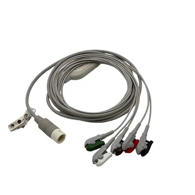 ECG/EKG Cable 989803143201 12-Pin 5-Lead Clip