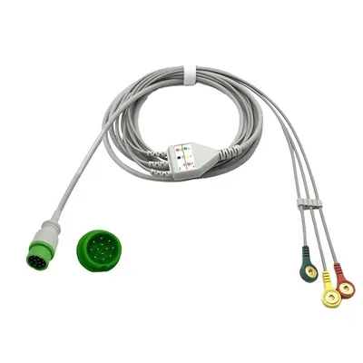 Infinium Omni 12-Pin 3-Lead ECG/EKG Cable