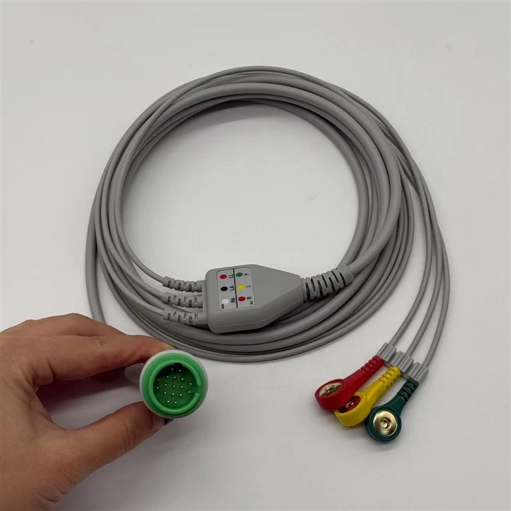 Spacelabs Compatible 17-Pin 3-Lead Reusable ECG Lead Wire best