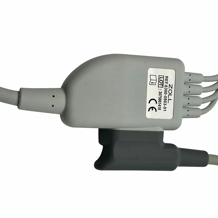 Zoll Compatible 12-Pin 10-Lead ECG/EKG Trunk Cable factory