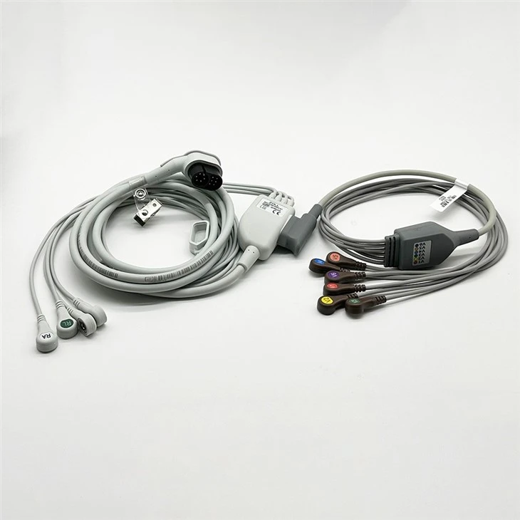 Zoll Compatible 12-Pin 10-Lead ECG/EKG Trunk Cable suppliers