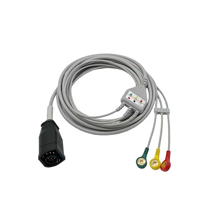 Zoll Compatible 15-Pin 3-Lead ECG/EKG Trunk Cable suppliers