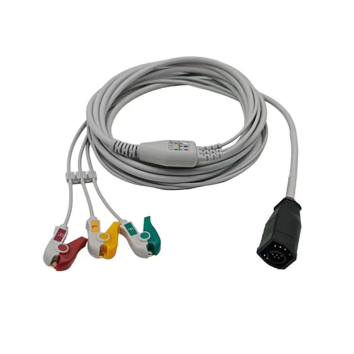Zoll Compatible 15-Pin 3-Lead ECG/EKG Trunk Cable high quality
