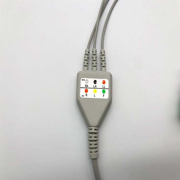 Zoncare Compatible 6-Pin 3-Lead ECG/EKG Trunk Cable high quality