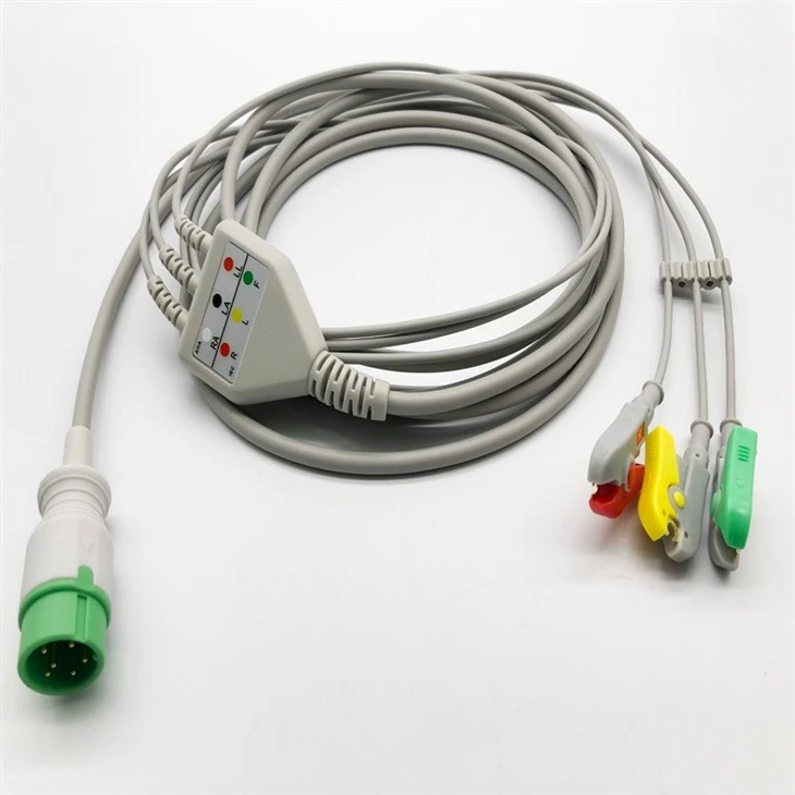 Zoncare Compatible 6-Pin 3-Lead ECG/EKG Trunk Cable price