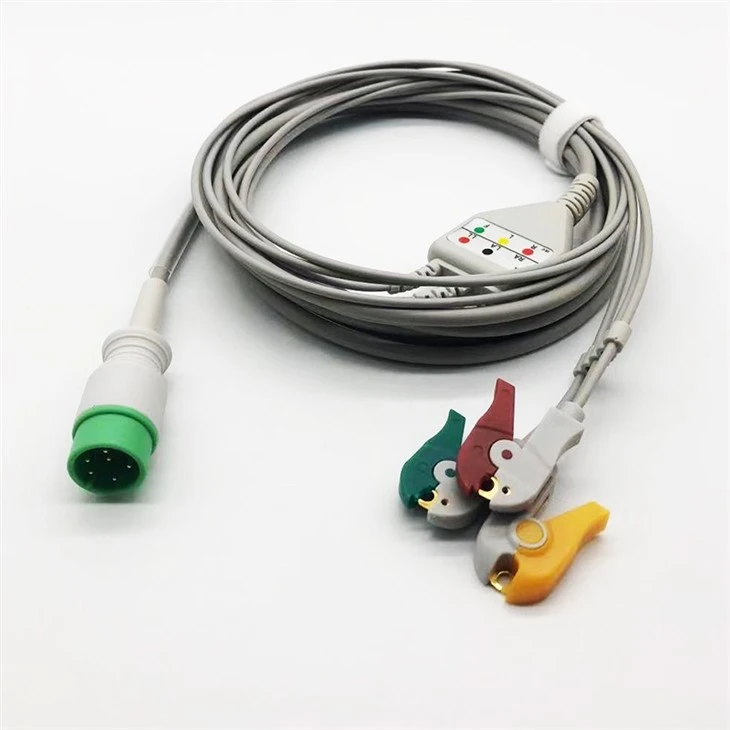 Zoncare Compatible 6-Pin 3-Lead ECG/EKG Trunk Cable suppliers