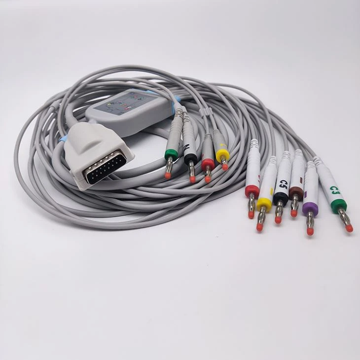 Mortala Burdick EKG Cable And Leadwires 10 Leads Banana