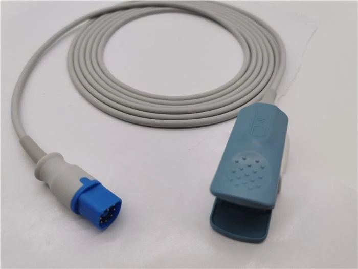 Philips 8 Pin SpO2 Probe Sensor Adult Clip