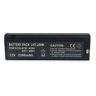 12V 2300mAH Replacement Battery For Nihon Kohden