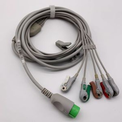 Mindary Compatible ECG Cable Leadwires 5-LD Clip