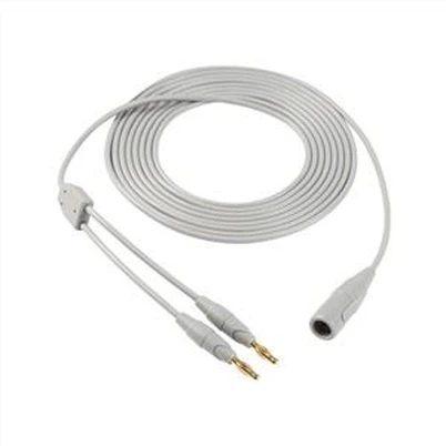 Reusable Electrosurgical Silicone Bipolar Cable For Forceps