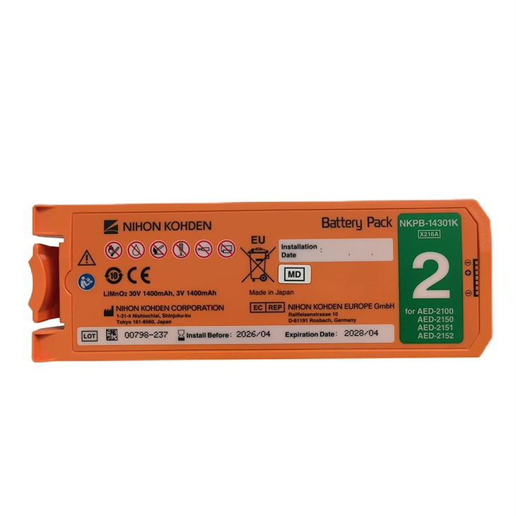 Replacement Battery For Original Nihon Kohden Cardiolife 2100 AED SB-212VK