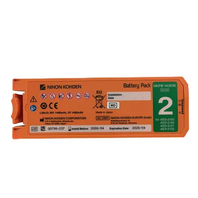 Replacement Battery For Original Nihon Kohden Cardiolife 2100 AED SB-212VK
